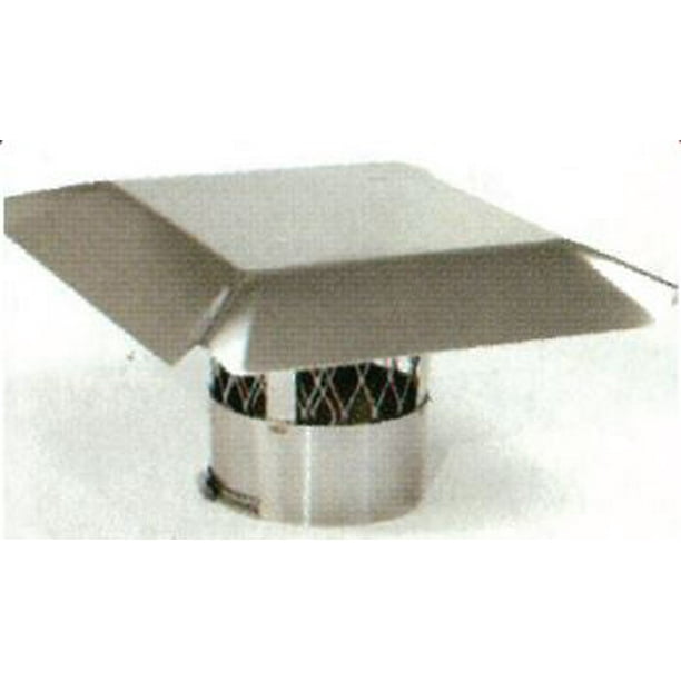 Details about Magnaflex 4" Stainless Steel Raincap Chimney Cap Model LW Details about Magnaflex 4" Stainless Steel Raincap Chimney Cap Model LW